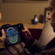 A person plays Doom Eternal on Valve's new Steam Deck handheld.
